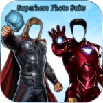 superhero photo suits editor android application logo